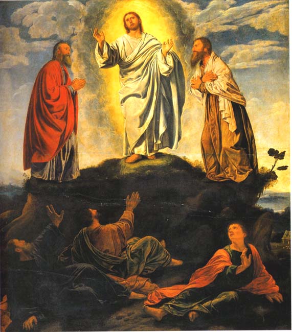 Resultado de imagen de Comentario: Transfigueración del Señor en el Tabor con los tres discípulos